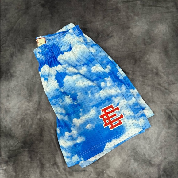 Authentic Eric Emmanuel Shorts Cloud Sky - Picture 2 of 10